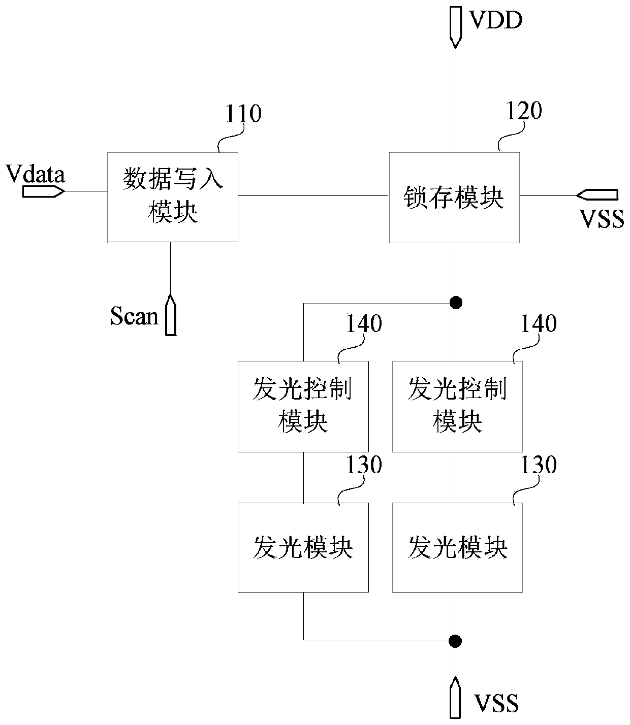 Digital driving pixel circuit, driving method thereof and display panel