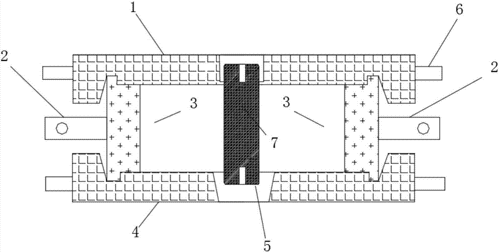 Vulcanized mould for secondary-class building seismic isolation support