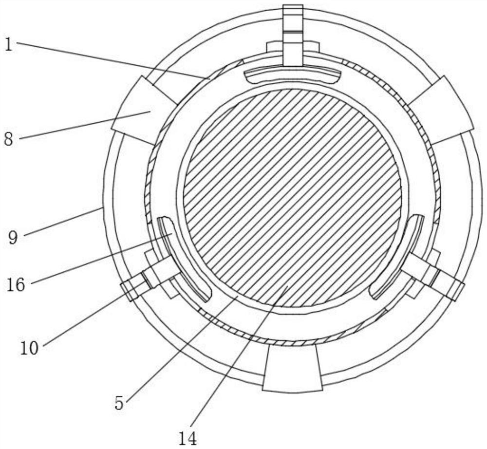 In-vehicle fixed cup base structure