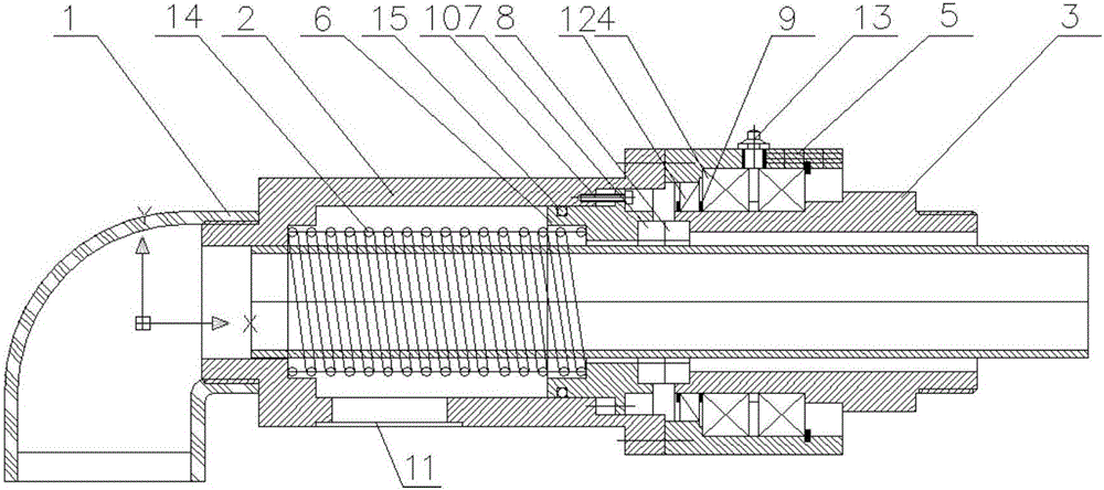 Rotary joint for water-cooled roller