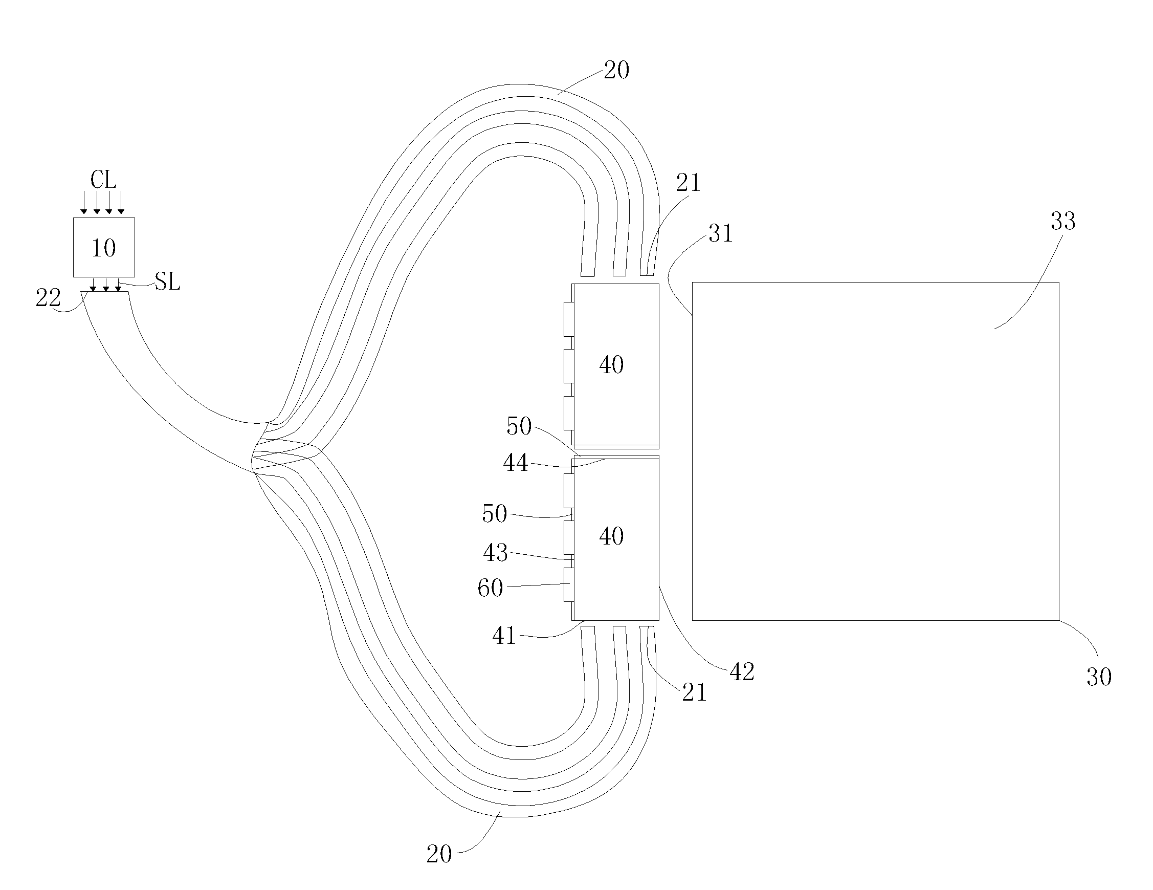 Light guiding sysetm, edge type backlight module and liquid display device