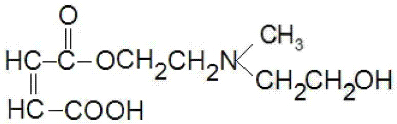 Alcohol amine-carboxylic acid polymer as well as preparation method and application thereof