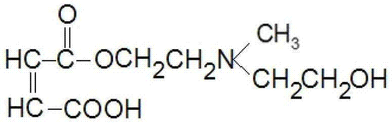 Alcohol amine-carboxylic acid polymer as well as preparation method and application thereof