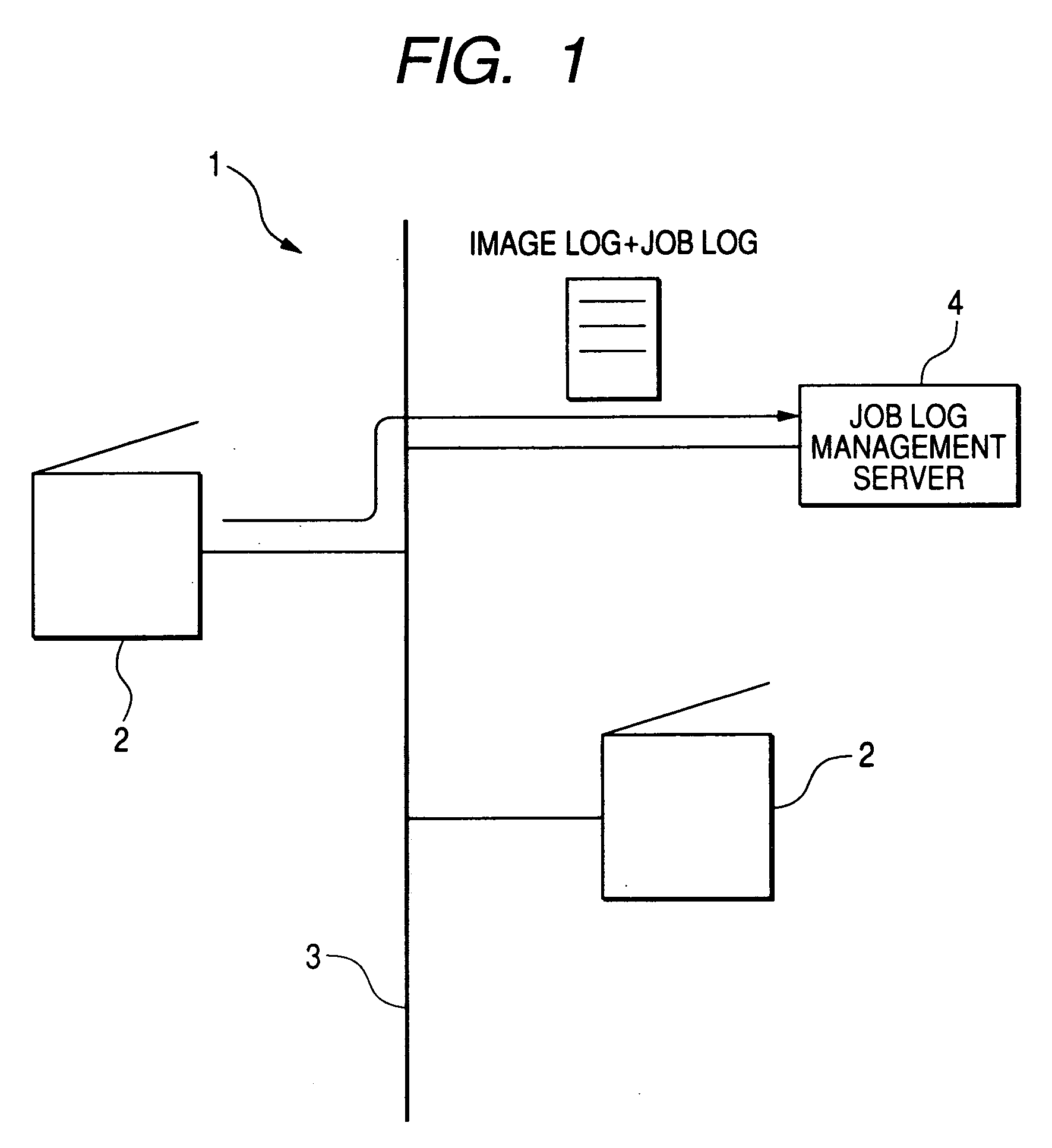 Image log function display program, image log function display method, image processing apparatus, and image processing system