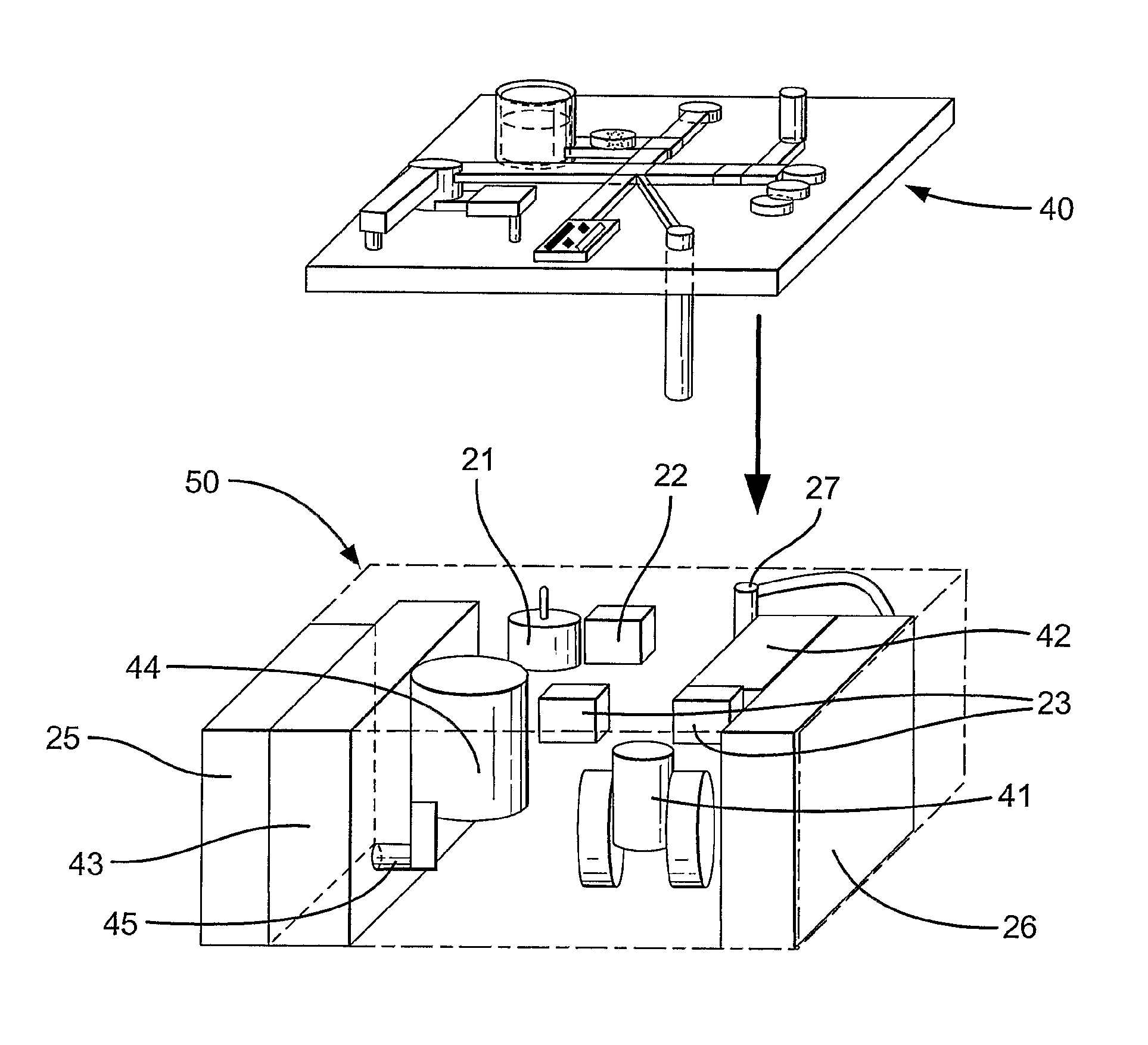 Sample plate for fluid analysis in a refinery process