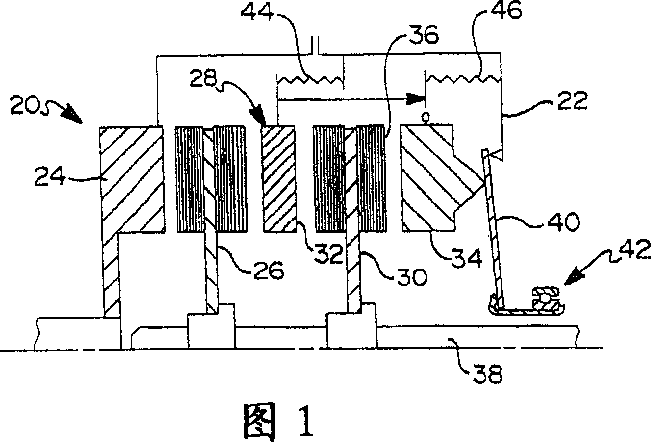 Friction clutch with intermediate plate mounting system