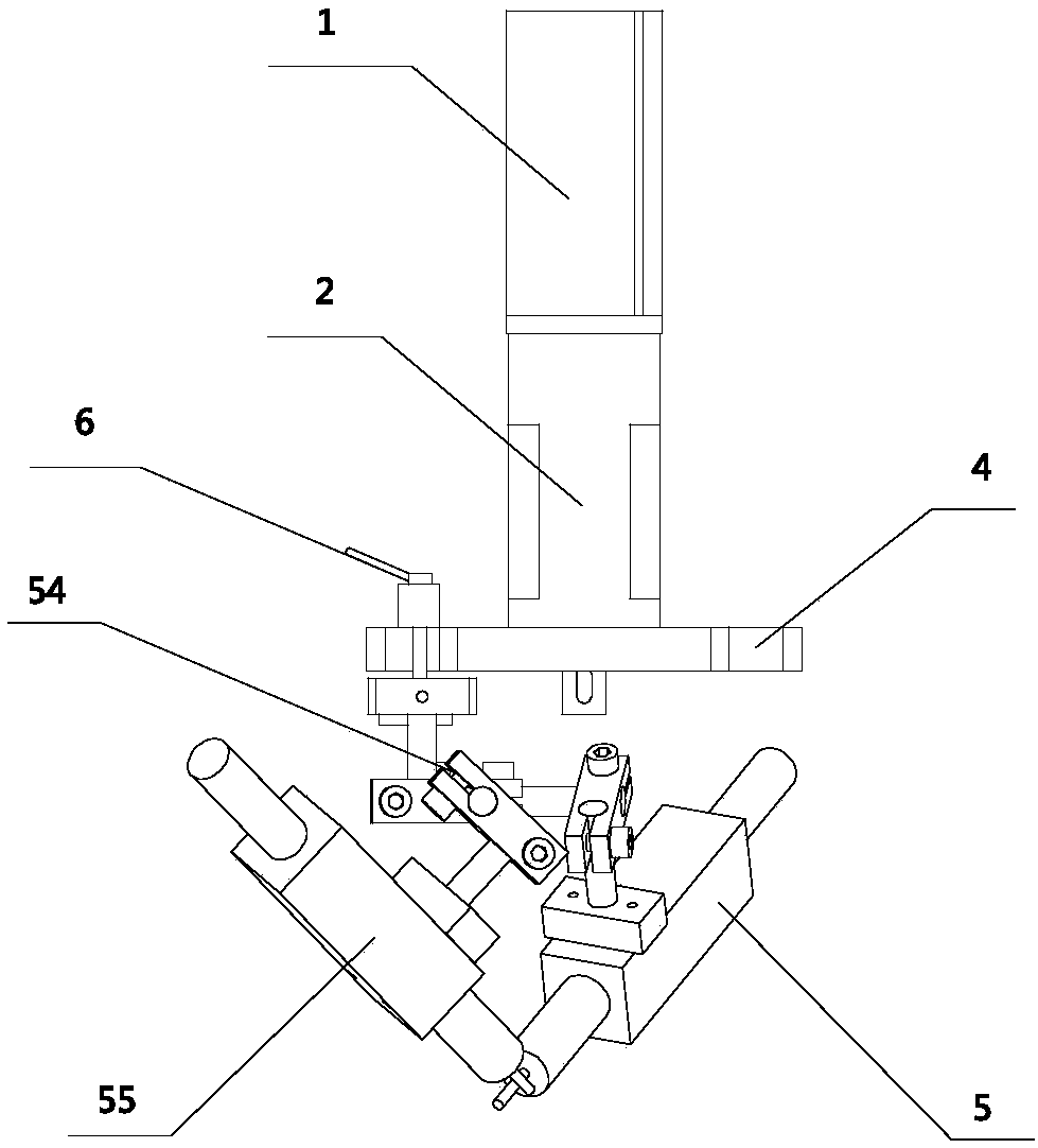 Rotary oil coating mechanism driven by servo motor