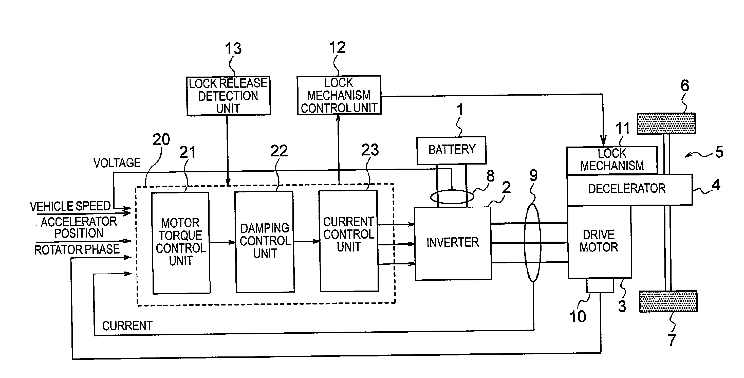 Motor control device and motor control method