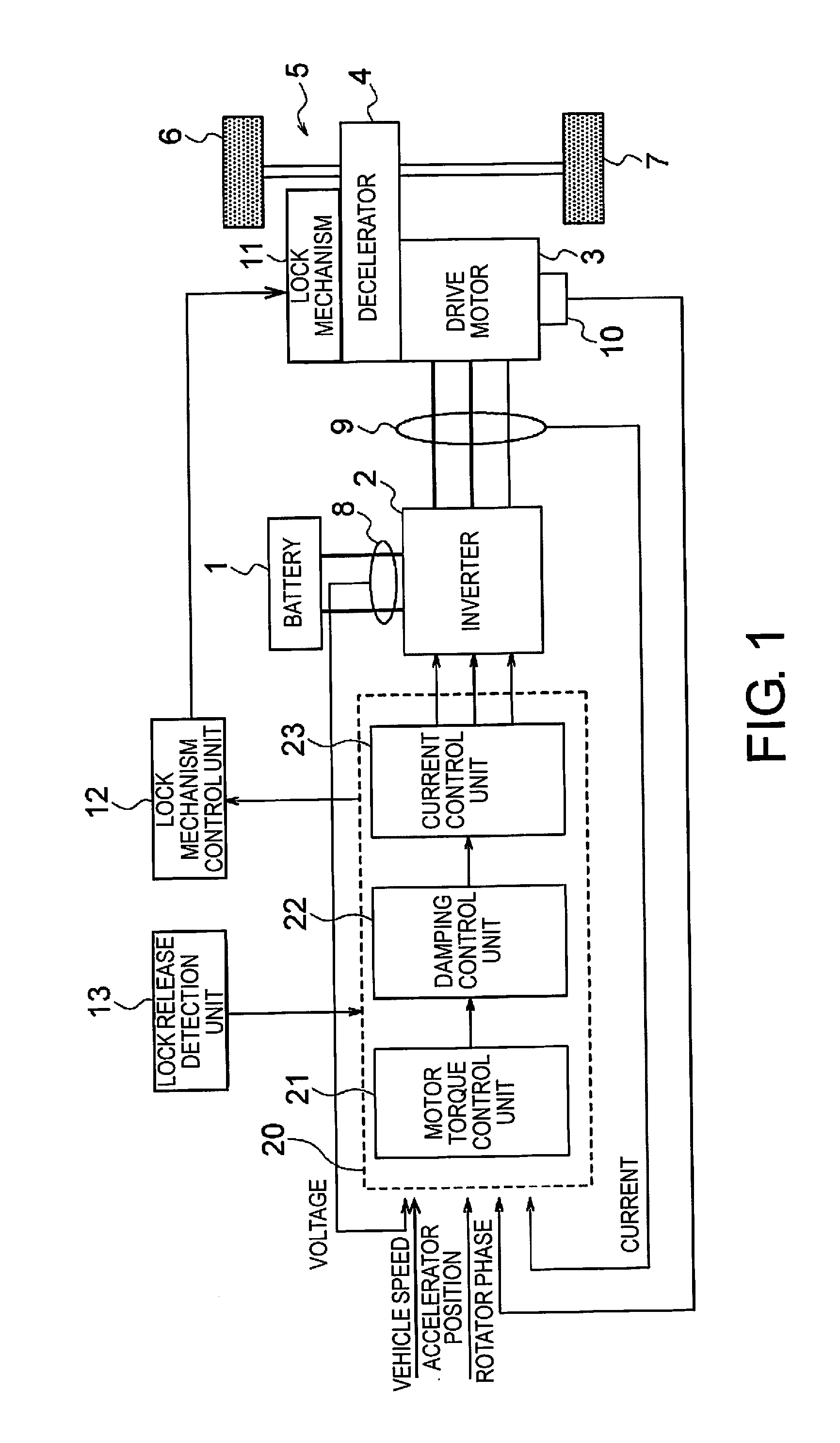 Motor control device and motor control method