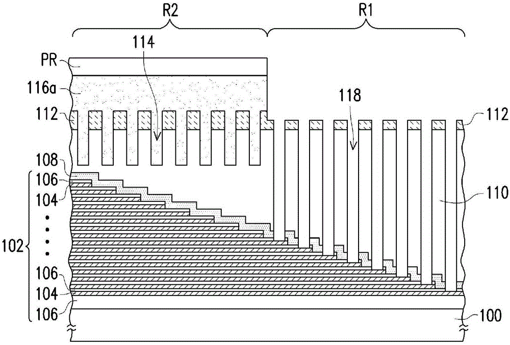 Open structure, manufacturing method thereof and interconnect structure