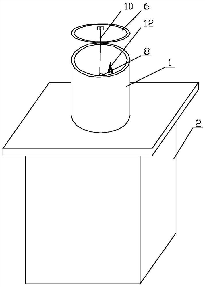 Centralized wet garbage collection equipment capable of removing liquid