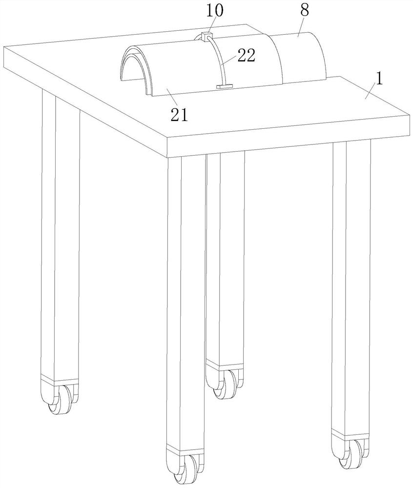 Debridement operating table for hand surgery department