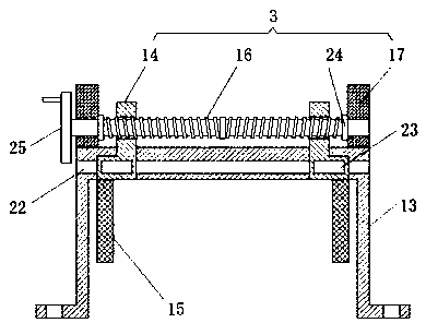 Width-adjustable transfer belt for bearing production