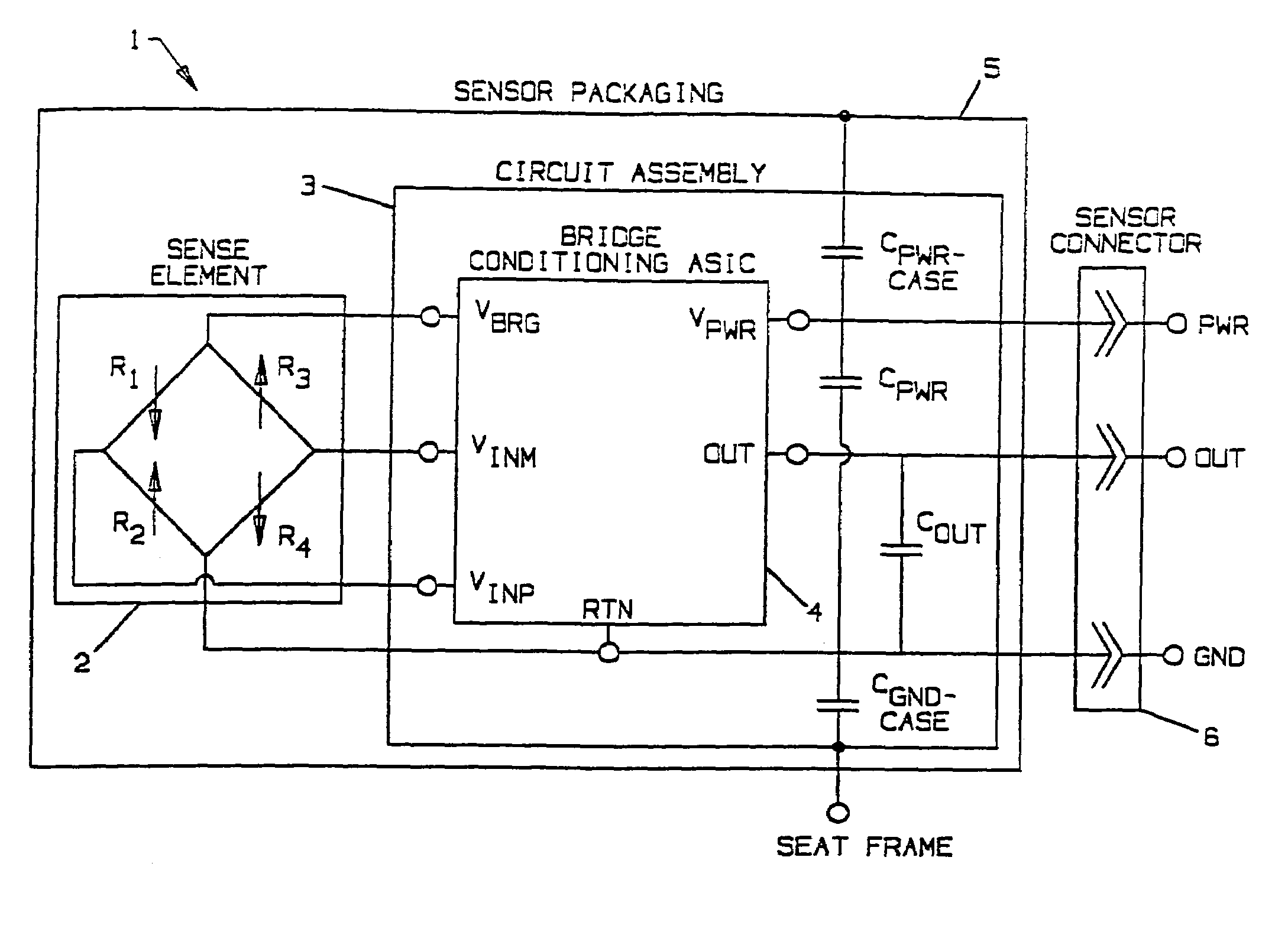 Occupant weight sensor for vehicular seats, method for making and system therefor