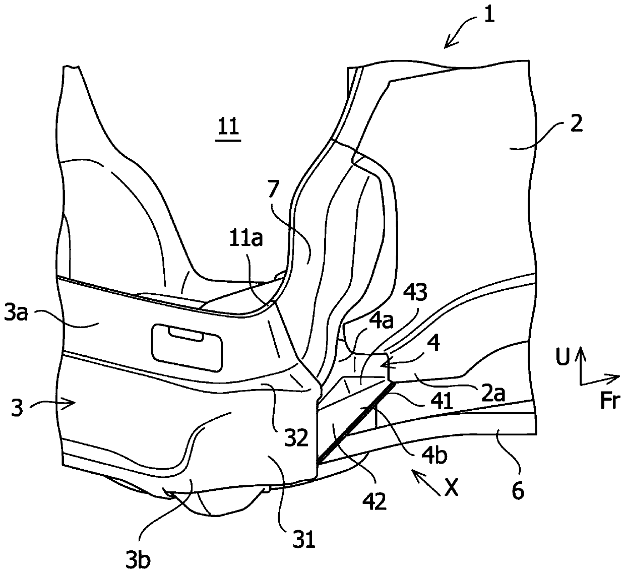 vehicle rear structure