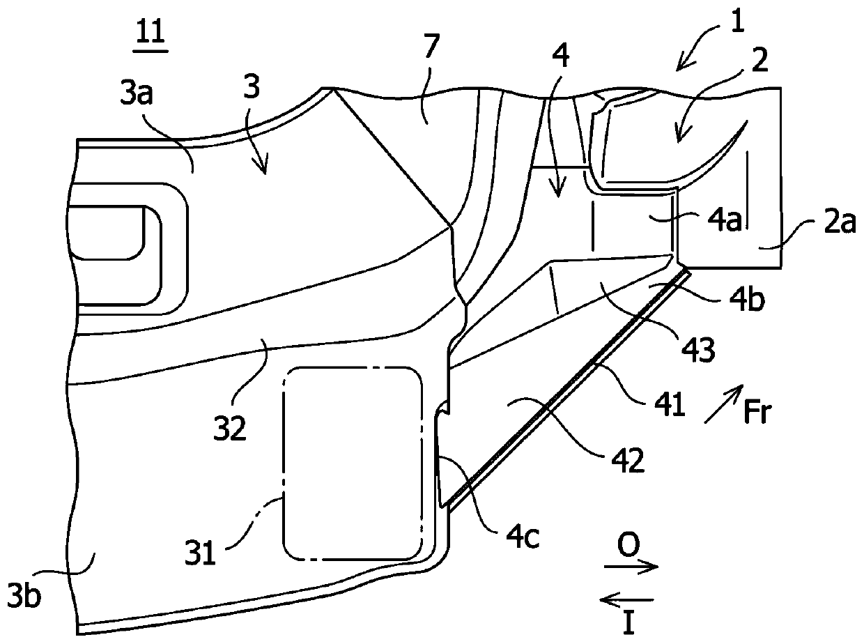 vehicle rear structure