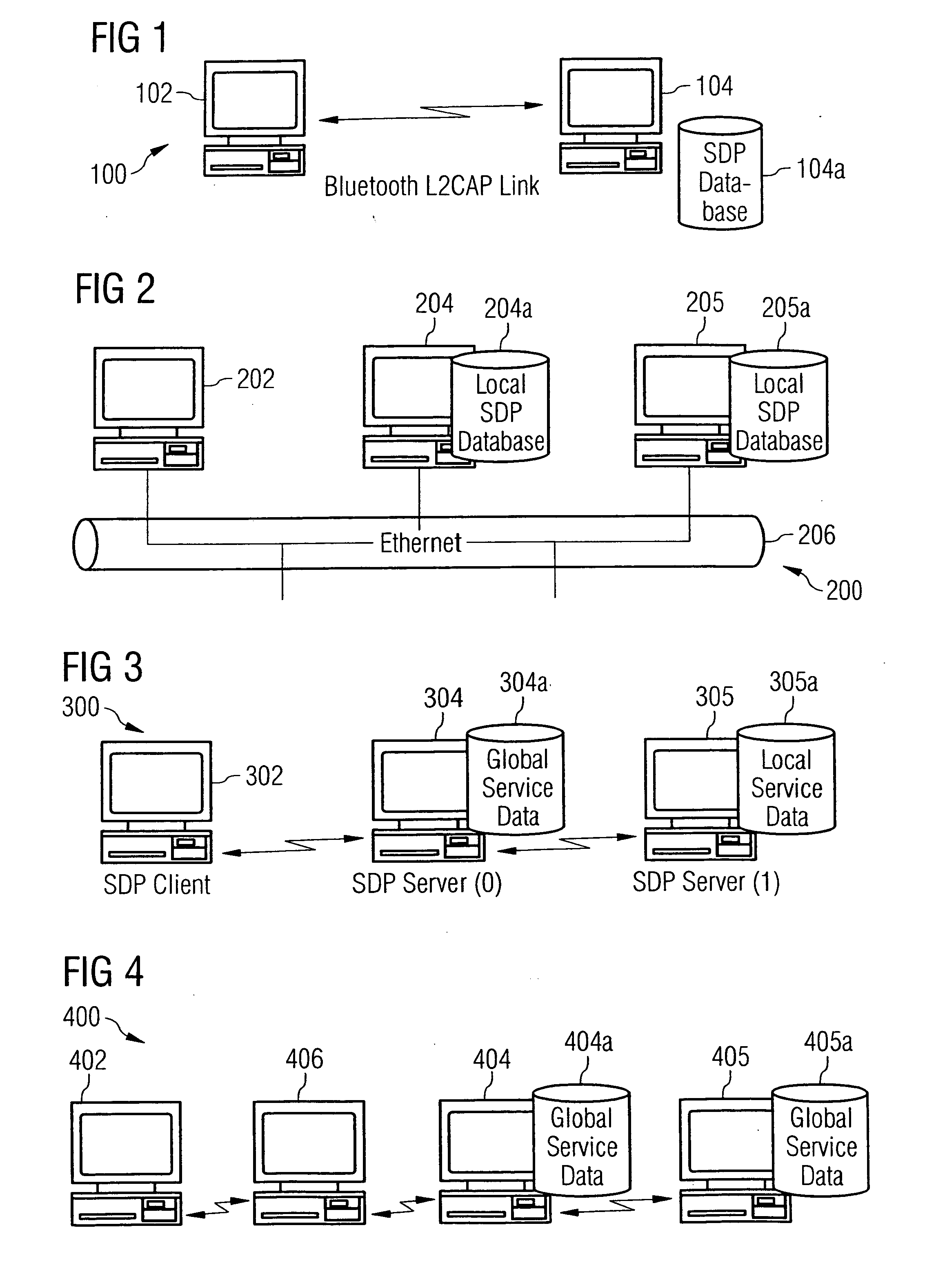 Distance-aware service discovery mechanism for determining the availability of remote services in wireless personal area networks