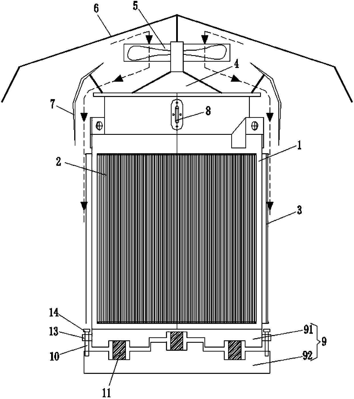 Uninterruptible power supply (UPS) of oil pumping machine for oil field