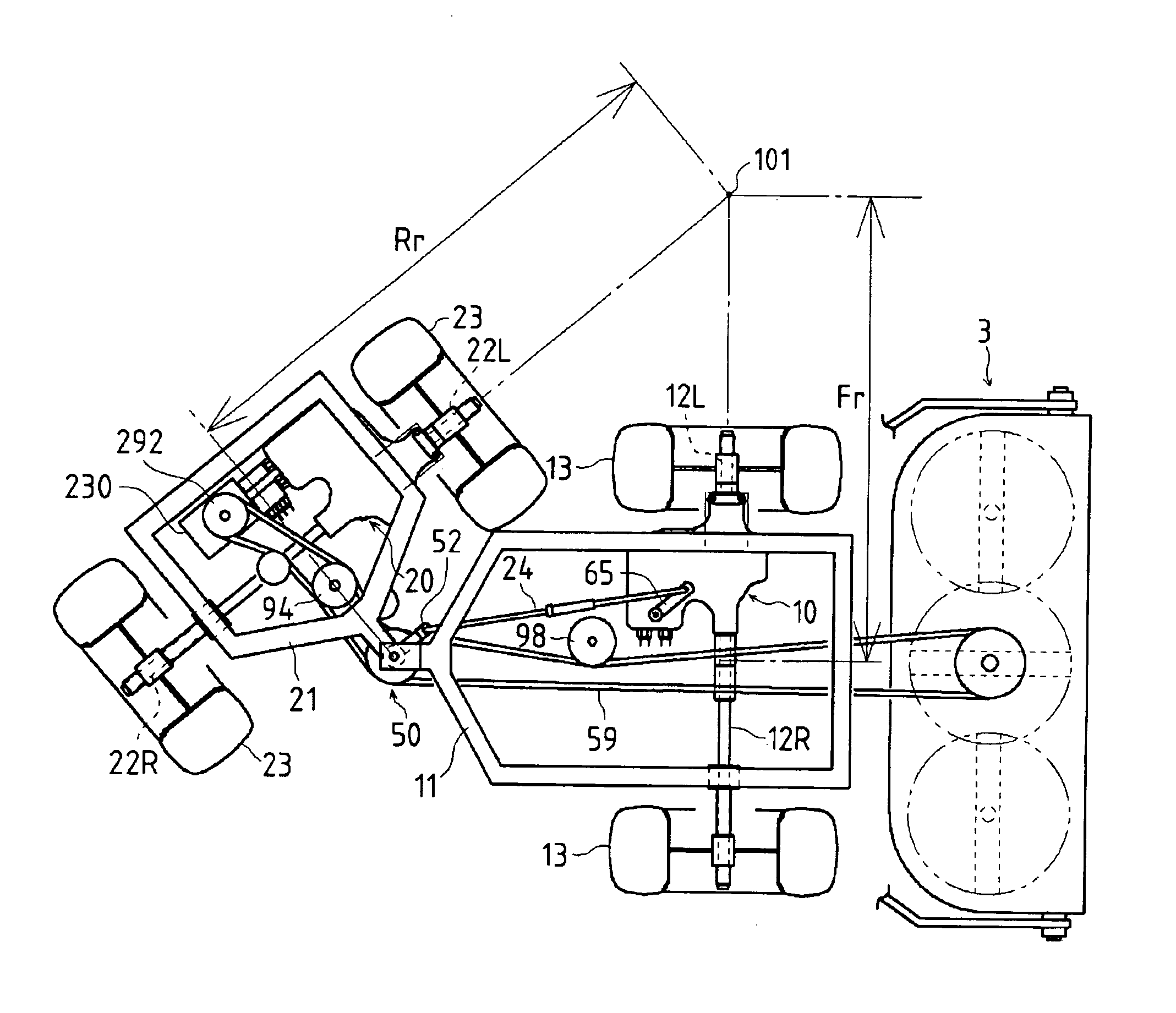 Four wheel-drive vehicle