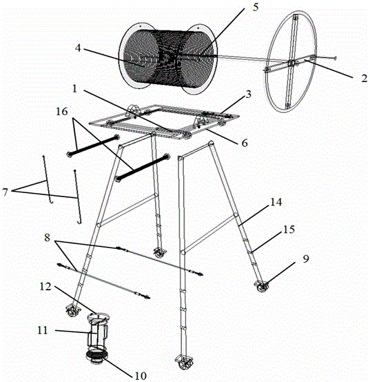 Underground diaphragm wall groove segment slurry taking device