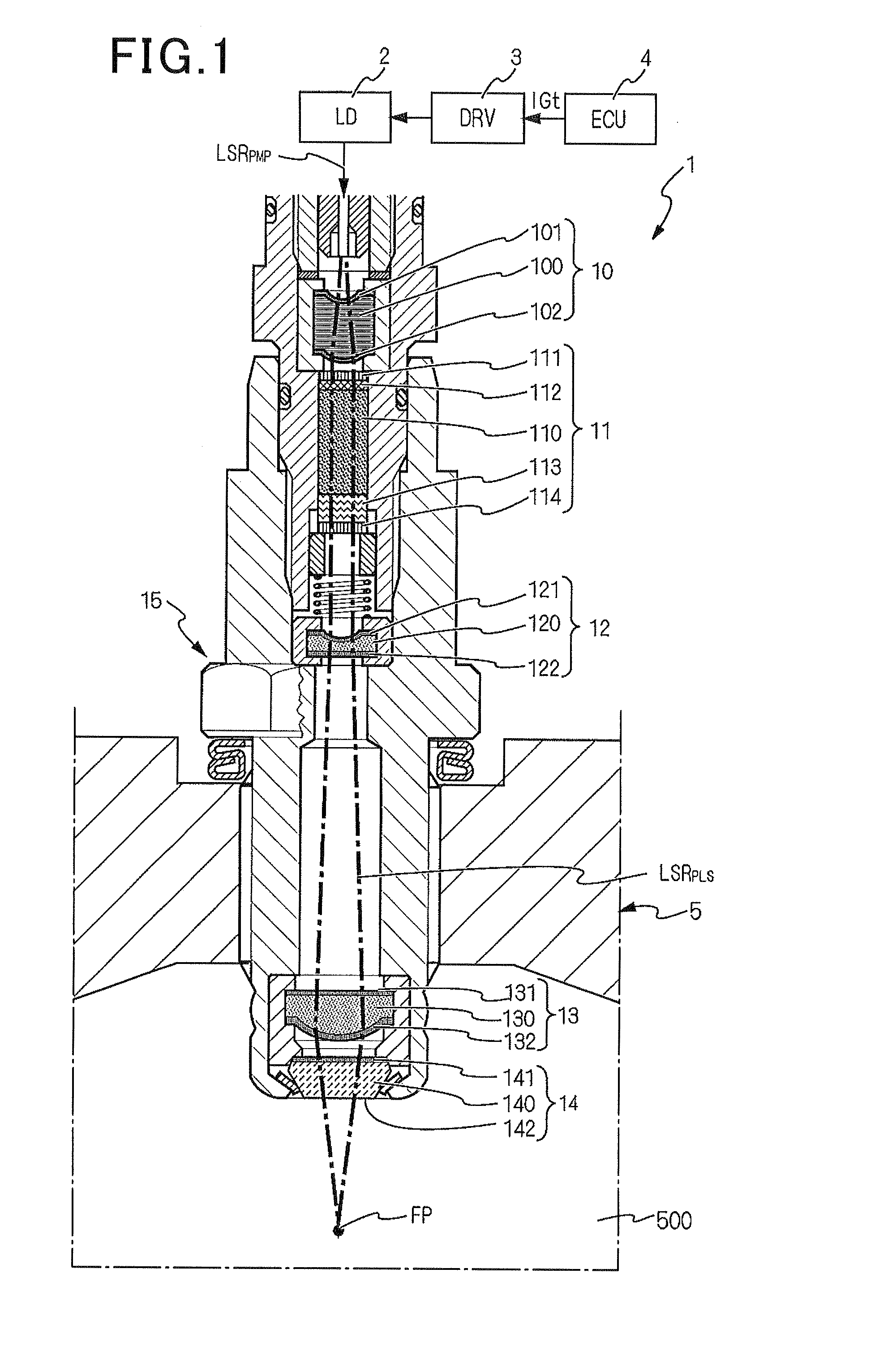 Laser ignition apparatus