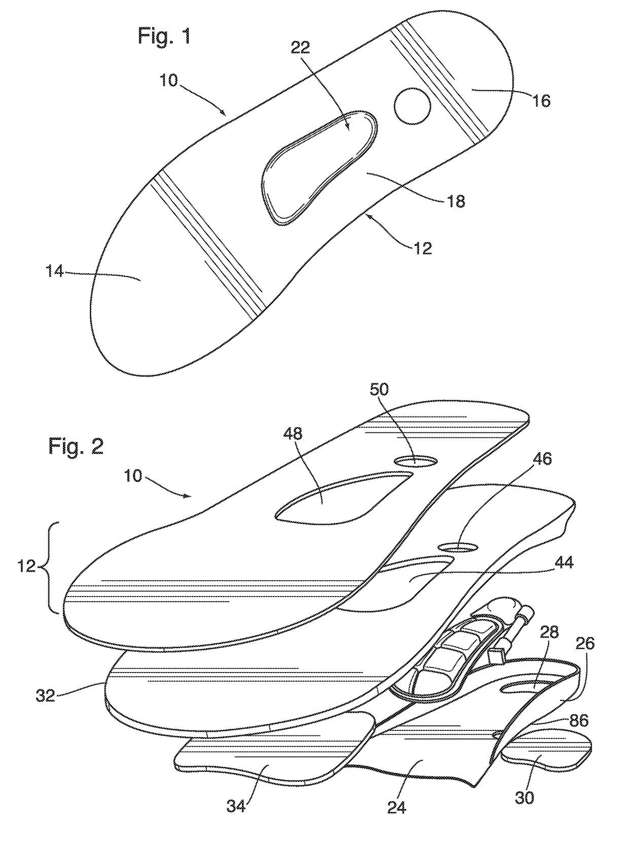 Insole for footwear