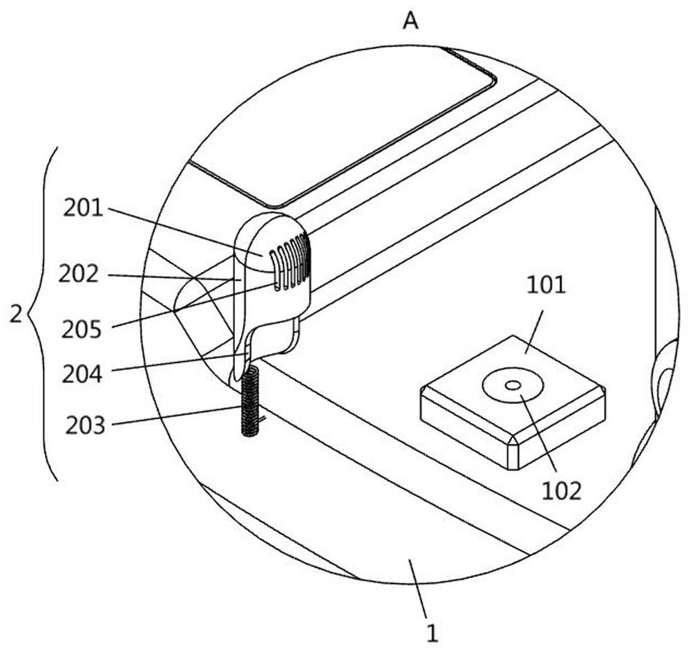 Protection device for sewing machine based on textile finished product manufacturing