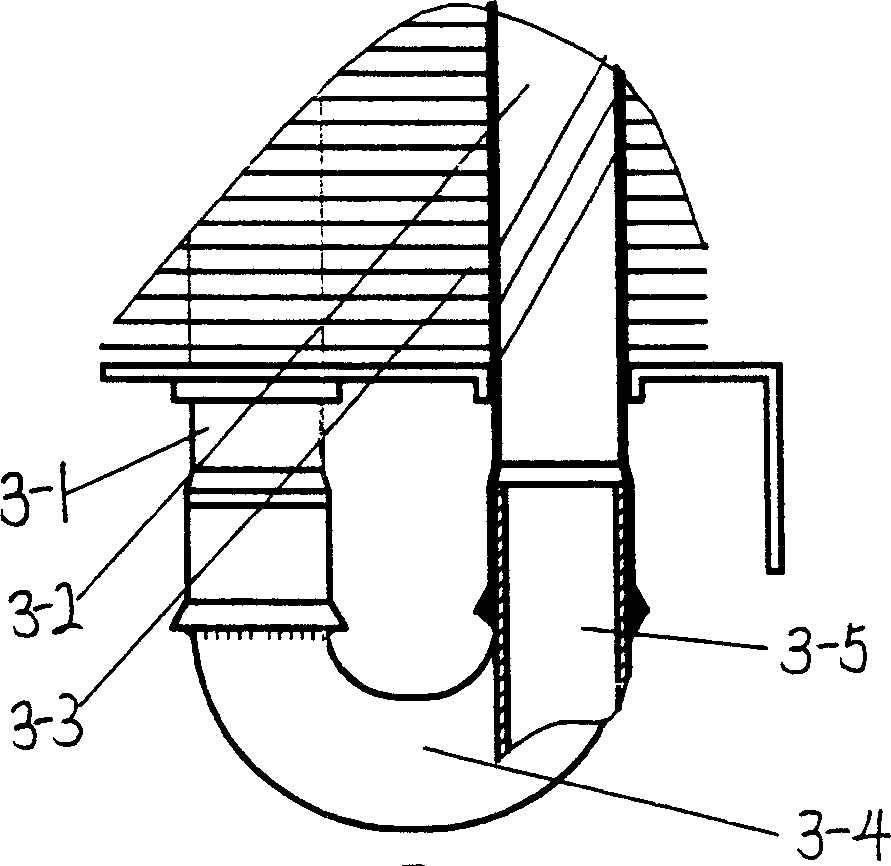 Composite tube type heat exchanger built from close annular fins