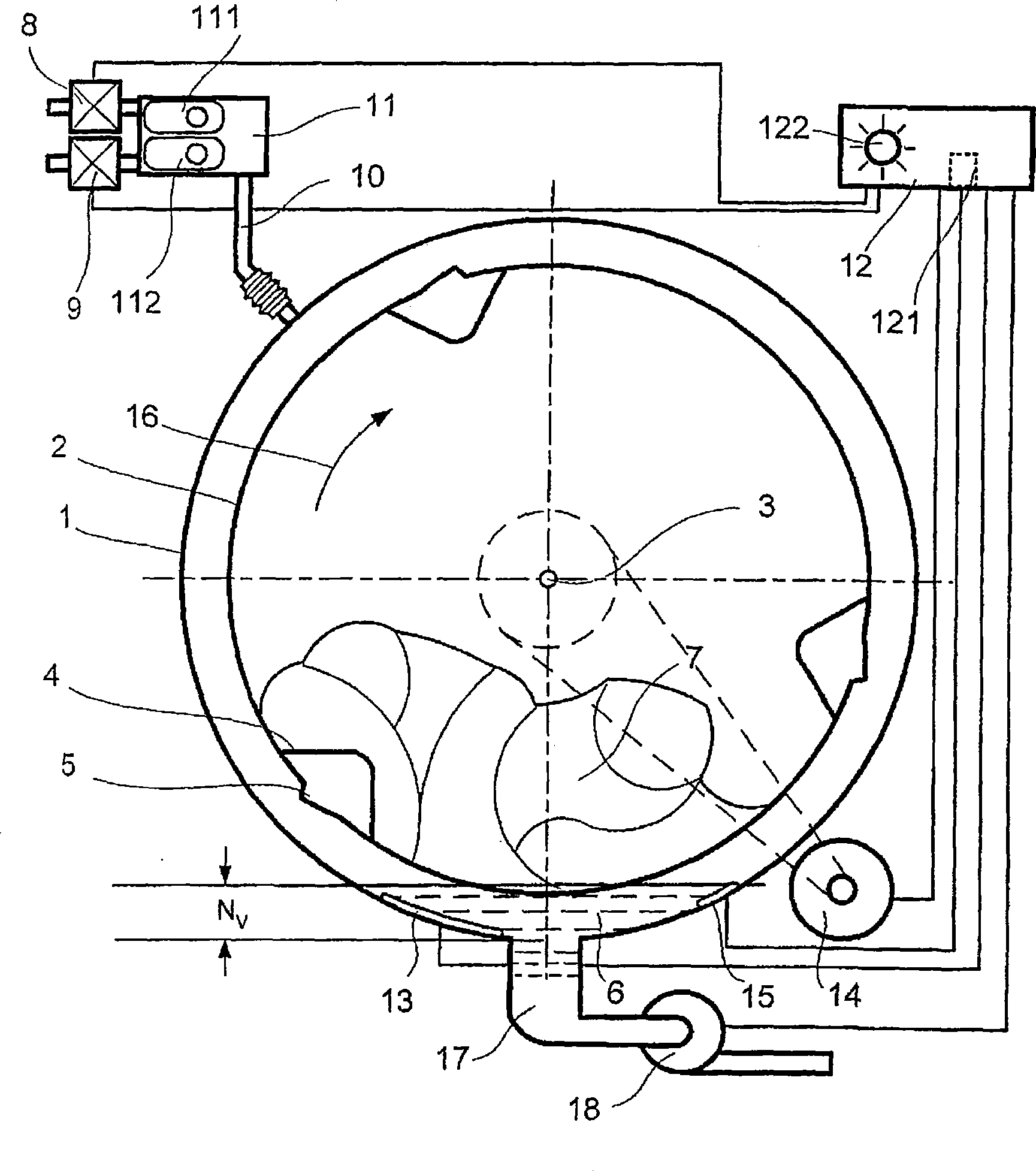 Determination of the water storage capacity of textiles in a washing machine, and corresponding washing machine