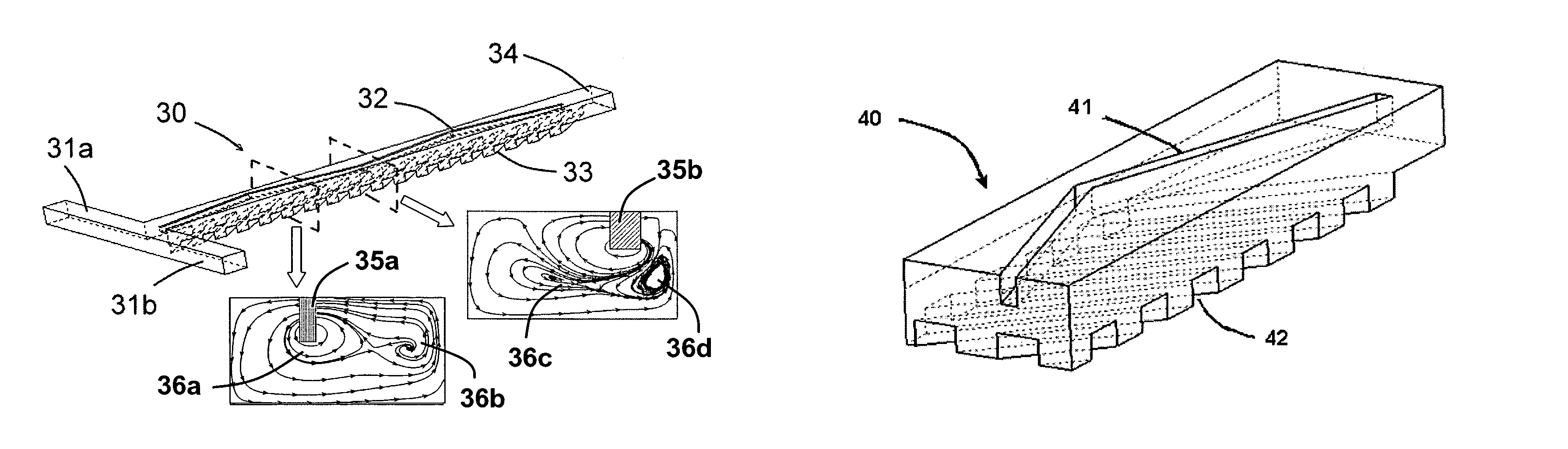 Twin-vortex micromixer for enforced mass exchange