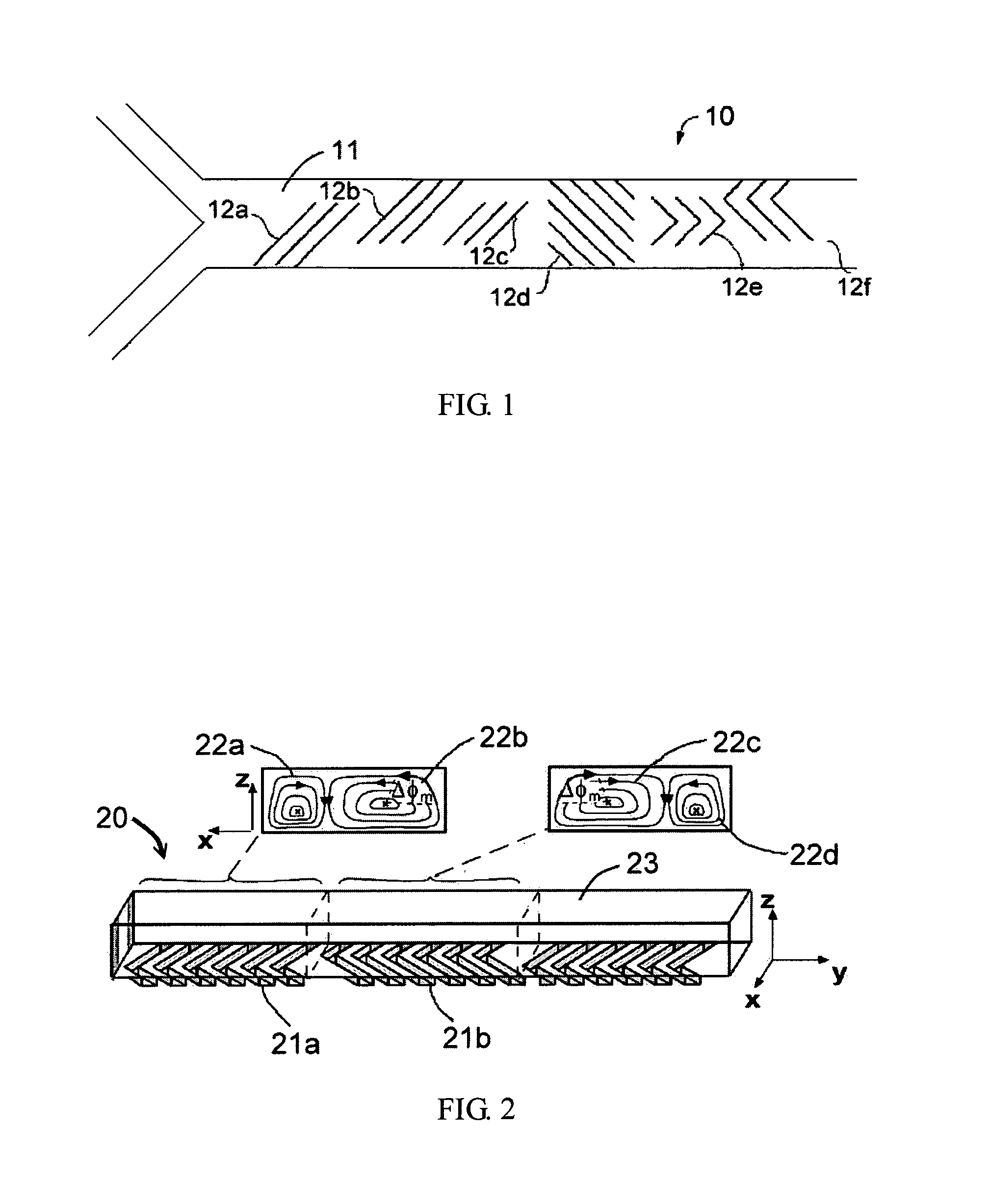 Twin-vortex micromixer for enforced mass exchange