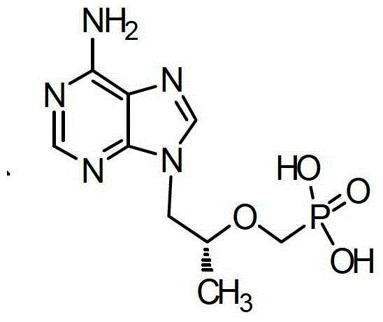 The preparation method of tenofovir disoproxil fumarate intermediate