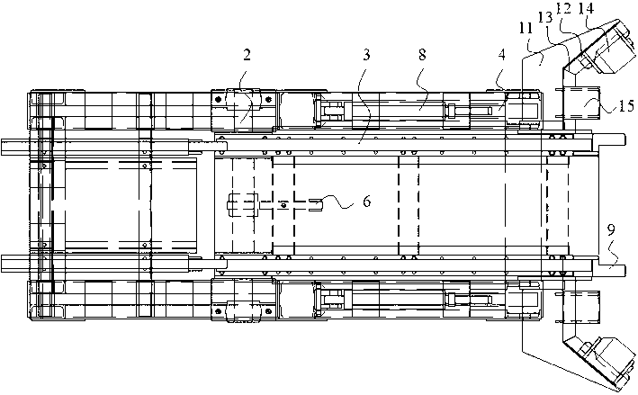 Hydraulic cage stabilizing and supporting wobble platform provided with floating rocker arm