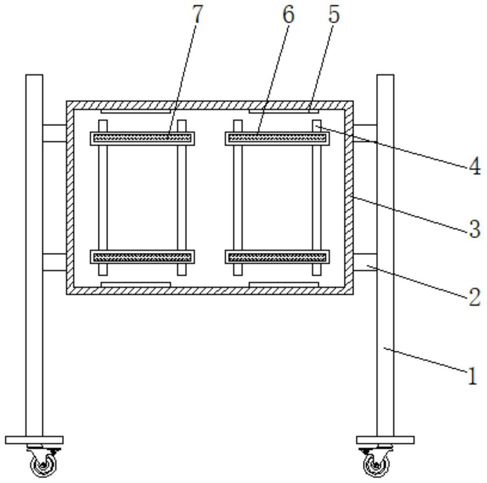 Economic management data analysis and comparison display device