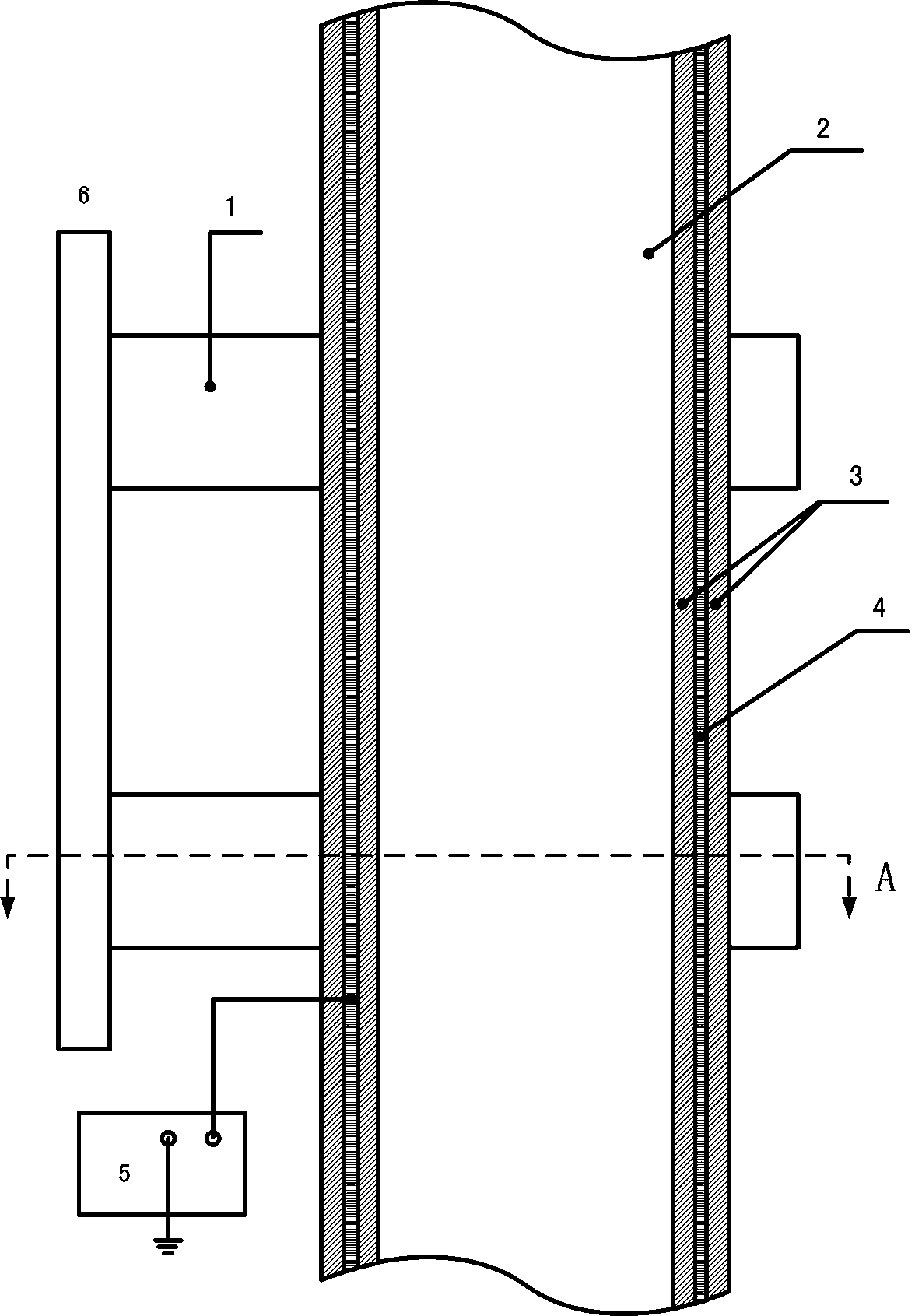 Holding handle with automatic sterilization and disinfection function