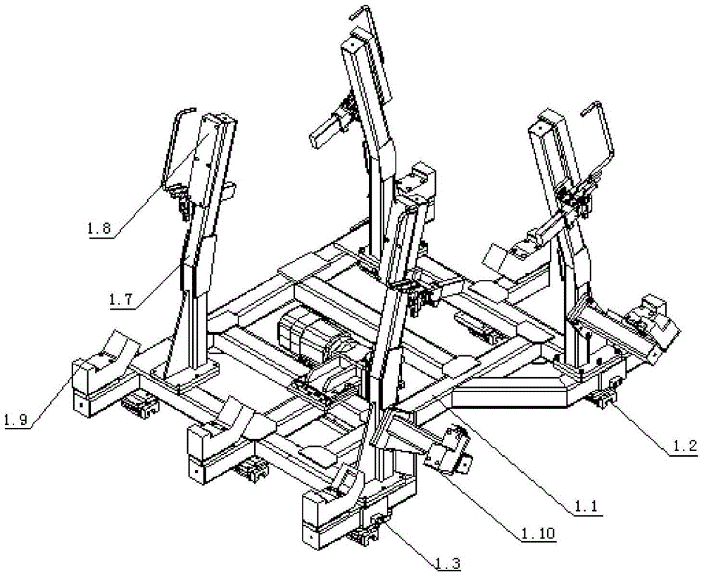 A special off-line conveying device for automobile side panel spare parts