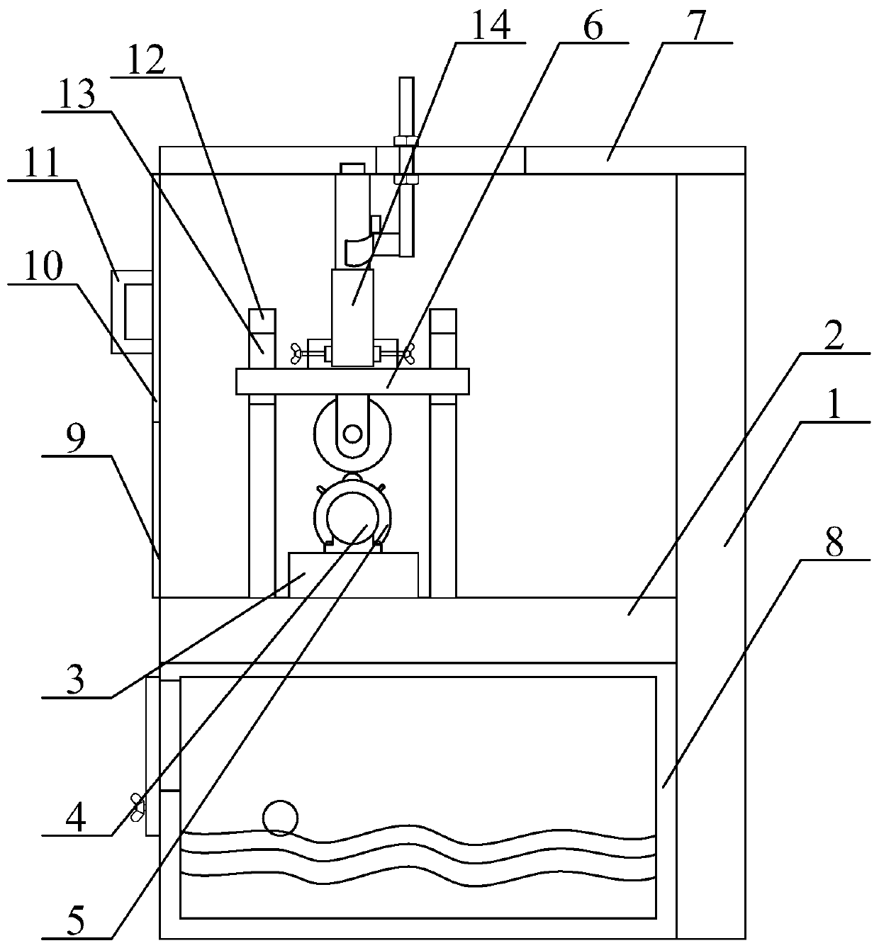 Novel automobile shock absorber testing device