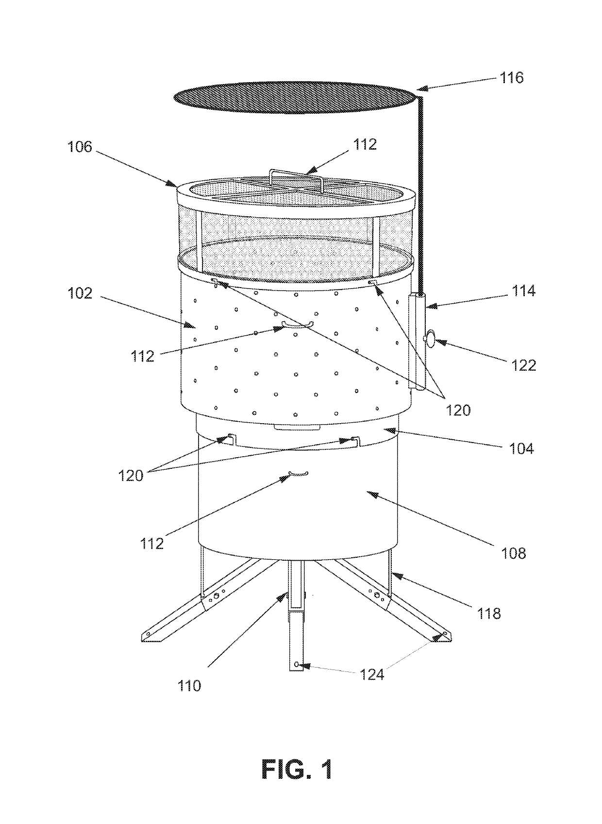 Collapsible Smoke Minimizing Fire Pit