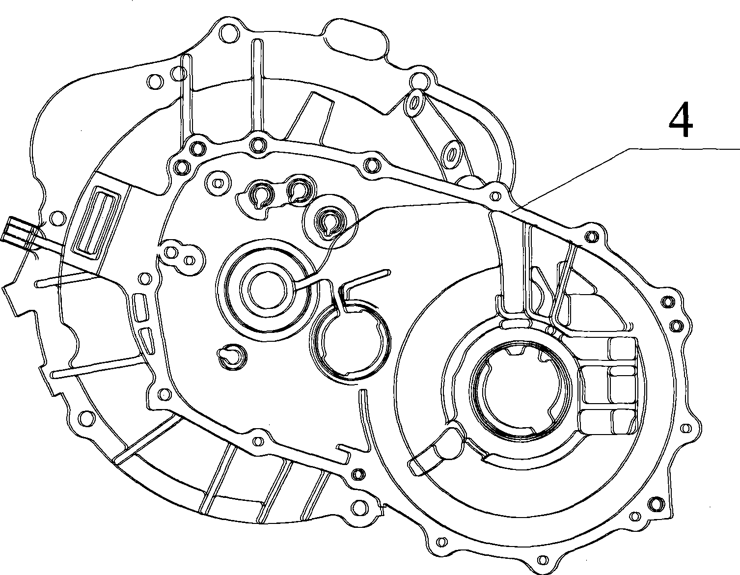 Seal structure design method for narrow sealing plane box parts with complex shape