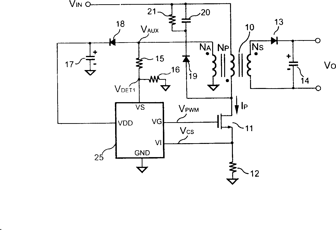 Flyback power converter