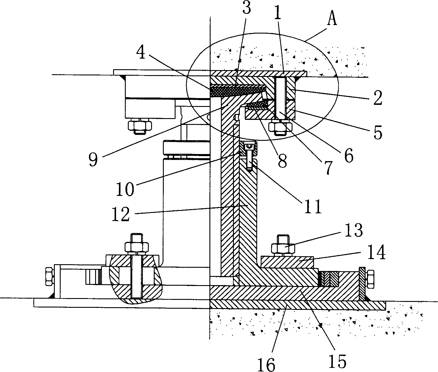 Tensile adjustable connection mechanism for orbit beam