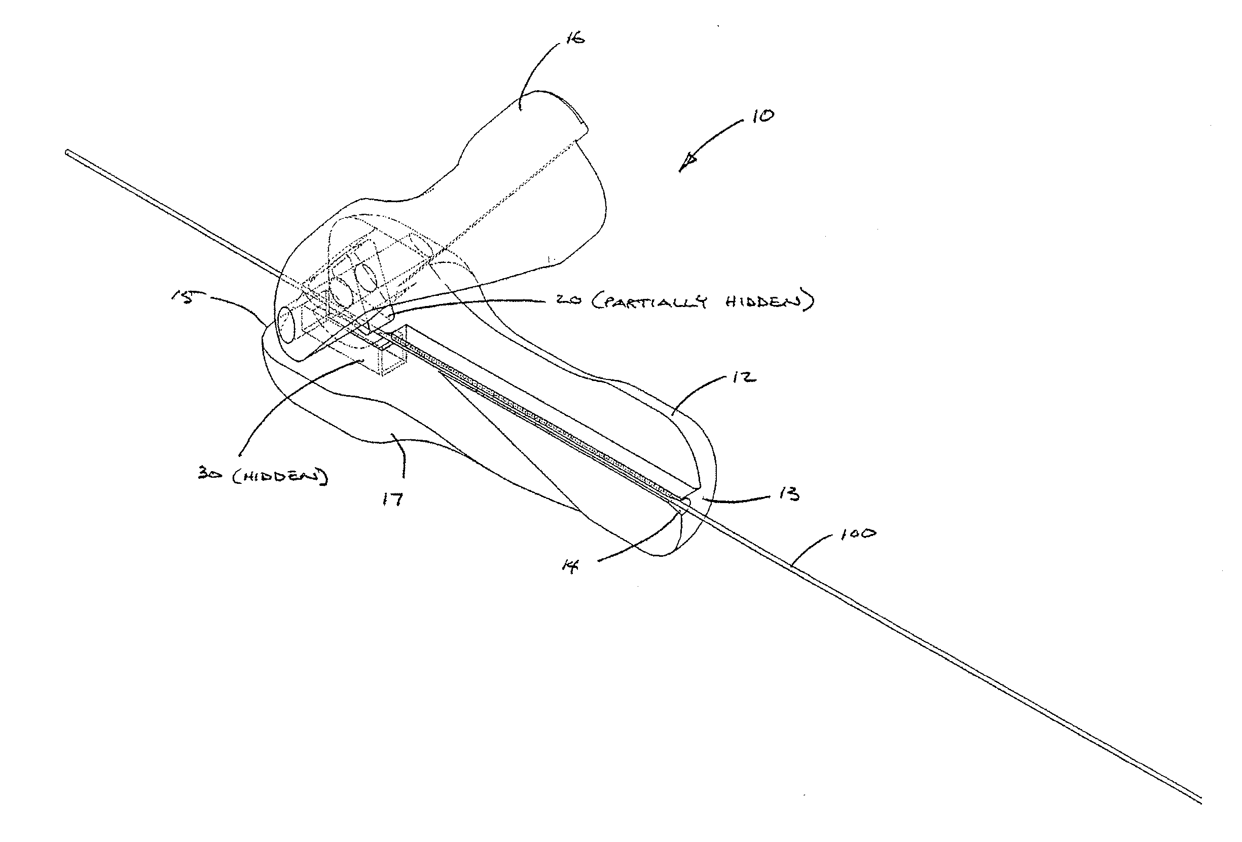 Guidewire handling device