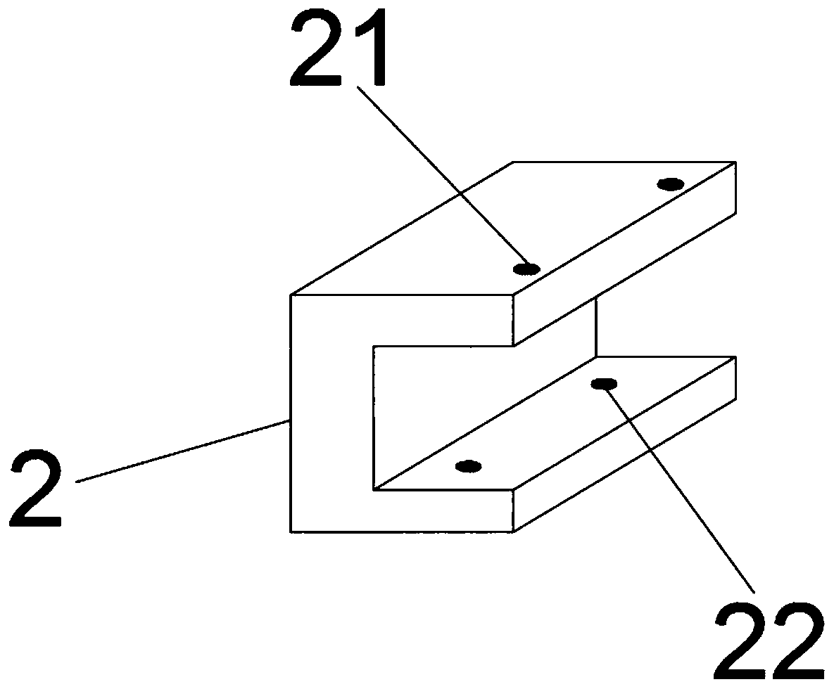 Clamp for preparing coating on selective surface area of blade and preparation method of coating