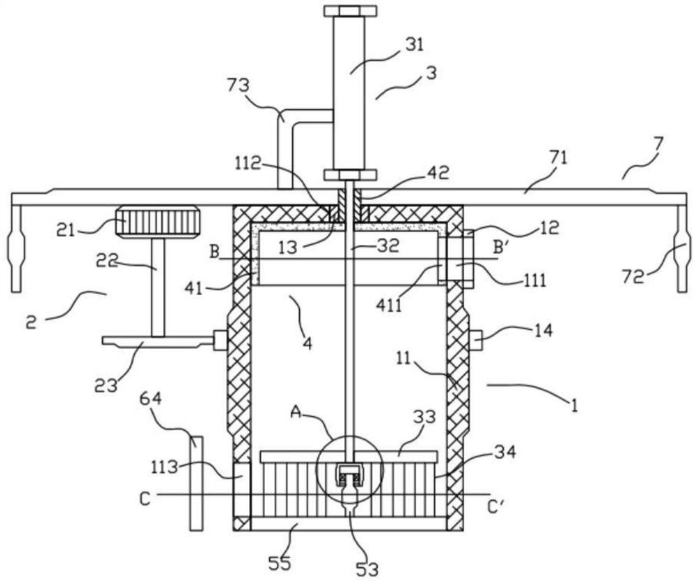 Environmentally-friendly garden drainage canal silt cleaning device