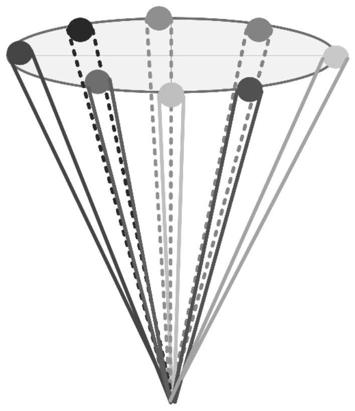 Wind field inversion method and system based on eight-beam wind profile laser radar