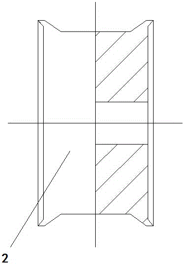 Positioning rod used for fixing of lens support