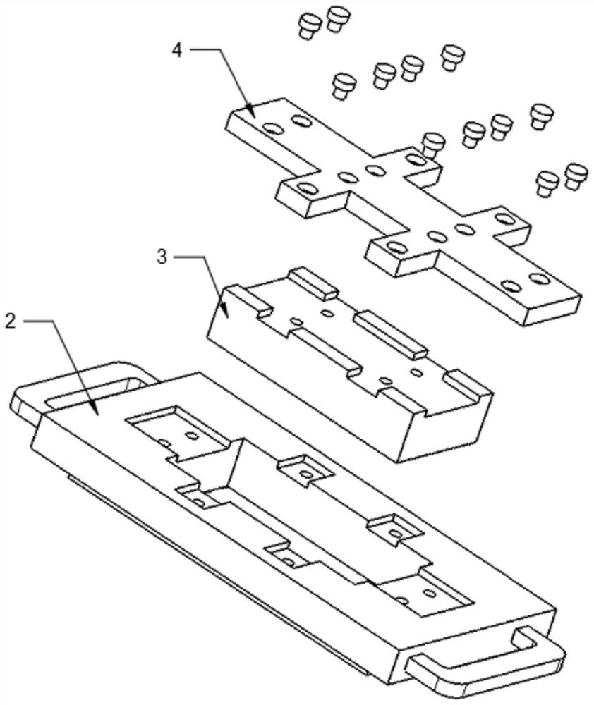 Punch forming die for metal bipolar plate of fuel cell