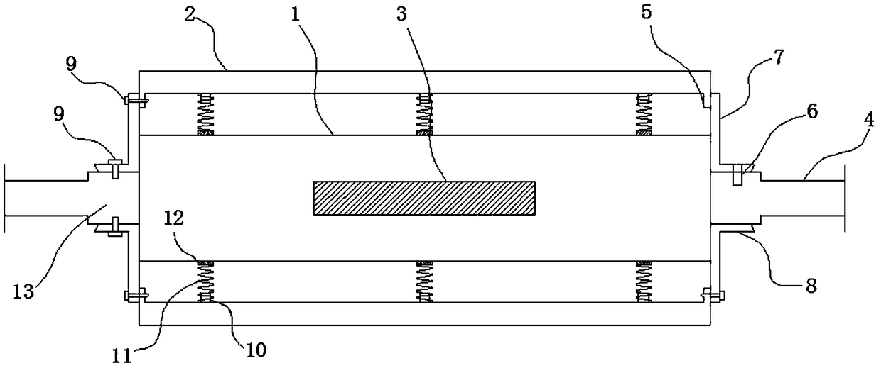 Two-layer type hot embossing roll shaft device