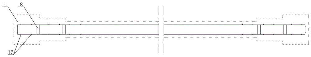 Combination slip-on steel structure beam platform and prefabricated box girder combined slip-on method