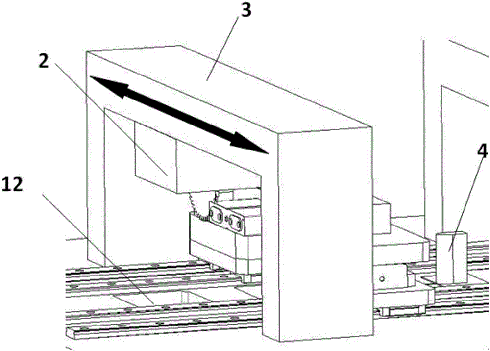 Waste power battery disassembly device and method